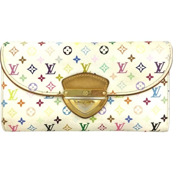 372245AX (K3) Louis Vuitton Wallet Long Monogram MultiColor - Picture 1 of 9